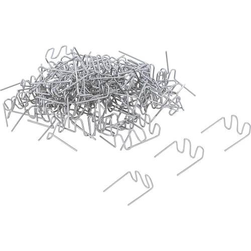 Agrafes de Réparation Forme W Ø0,6 mm - 100 Pièces - Résistantes et Pratiques - BGS