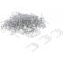 Agrafes de Réparation Forme W D.0,6 mm - 100 pcs - Résistantes et Pratiques, Acier, Pro - D-Work