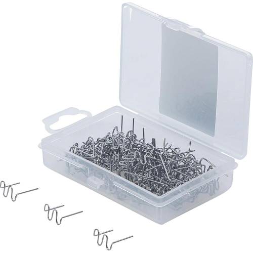 Agrafes de Réparation Forme W Ø0,8 mm - 100 Pièces - Fixation Précise et Durable - BGS