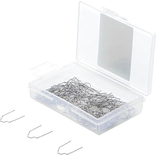 Agrafes de Réparation Forme V Ø0,6 mm - 100 Pièces - Résistantes et Pratiques pour Fixations Rapides - BGS