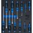 Insert de Servante d Atelier 1/3 - Jeu de 17 Outils pour Centreur d Embrayages - Précision et Organisation Optimale - BGS