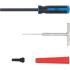 Ensemble d Outils Rétractables à Valve de Pneu 4 pièces - Précision et Praticité pour Entretien Pneumatique - BGS