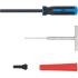 Ensemble d Outils Rétractables à Valve de Pneu 4 pcs - Précision et Praticité pour Entretien Pneumatique - D-Work