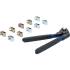 Jeu de Pinces à Agrafes 11 pcs - Polyvalence et Précision pour Fixations Rapides, Acier, Pro - D-Work