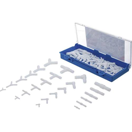 Assortiment de Connecteurs de Tuyau 100 pièces - Résistants aux Carburants - Polyvalence et Durabilité - BGS