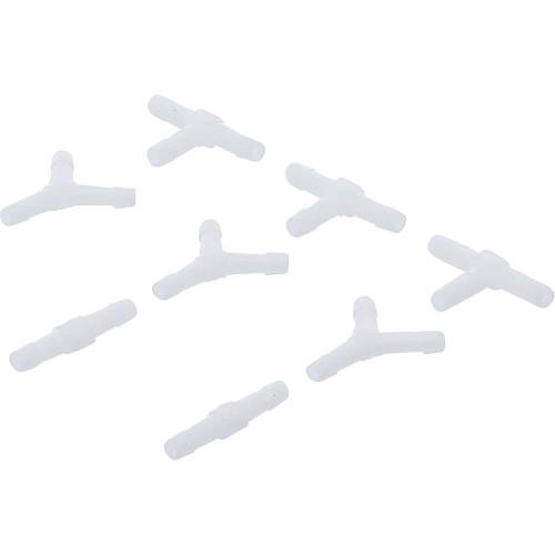 Assortiment de Connecteurs de Tuyau 3 mm - 8 Pièces, Résistants aux Carburants - - BGS