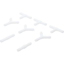 Assortiment de Connecteurs de Tuyau 8 mm - 8 Pièces, Résistants aux Carburants - - BGS