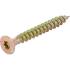 Vis Multifonctions Profil en T Torx T10 3,5x30 mm - Lot de 200 Pièces - Fixation Polyvalente et Résistante - BGS