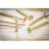 Vis Multifonctions Profil en T Torx T20 4,0 x 50 mm - Lot de 120 pcs - Résistantes et Polyvalentes - D-Work