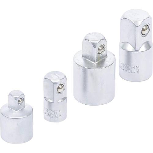 Jeu d’Adaptateurs de Douilles 4 Pièces - Acier, Compact et Pratique - - BGS