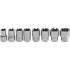 Jeu de Douilles Profil T Plus 1/2 18EP-32EP - 8 pcs - Précision et Robustesse, Acier, Cliquet 1/2 - D-Work