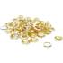 Assortiment d'Oeillets 12,5 x 21 mm - 40 pcs - Résistants et Pratiques pour Fixation et Renfort - D-Work