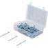 Assortiment de Clous 200 g 2,5 x 50 mm - Acier, Résistants et Polyvalents - Pro - D-Work