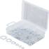 Assortiment de Rondelles D.4-12 mm - 130 pcs - Acier, Résistantes et Polyvalentes - D-Work
