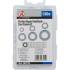 Assortiment de Rondelles Ø4-12 mm - 130 Pièces - Acier, Résistantes et Polyvalentes - - BGS