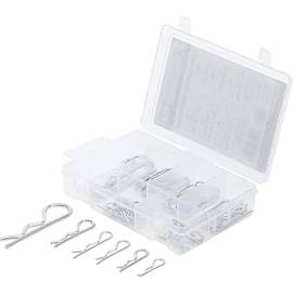 Assortiment de Goupilles Béta à Simple Spire D.1,2-3,0 mm - 48 pcs - Acier Résistant et Précis - D-Work