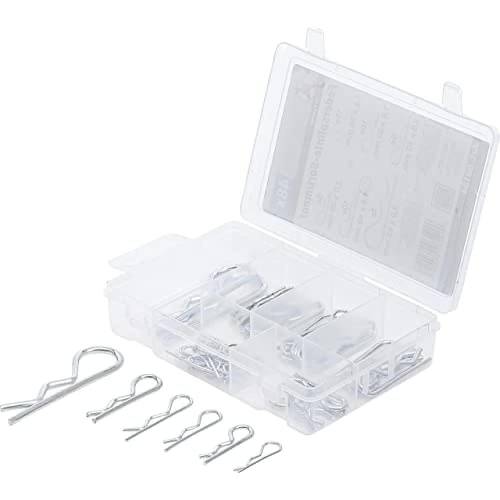 Assortiment de Goupilles Béta à Simple Spire Ø1,2-3,0 mm - 48 Pièces - Acier Résistant et Précis - BGS