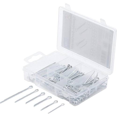 Assortiment de Goupilles D.1,6-3,2 mm - 135 pcs - Acier Résistant - Fixation Sécurisée, Pro - D-Work