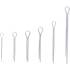 Assortiment de Goupilles D.1,6-3,2 mm - 135 pcs - Acier Résistant - Fixation Sécurisée, Pro - D-Work