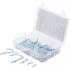 Assortiment de Crochets à Visser 80 Pièces - Acier, Pratique et Polyvalent - BGS