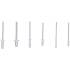 Assortiment de Rivets Pop D.2,4-4,8 mm - 70 pcs - Acier Résistant - Fixation Facile et Durable - D-Work