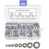 Assortiment d’Écrous Autobloquants Métriques M4-M12 - 53 Pièces - Acier Résistant - Fixation Sécurisée - BGS