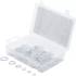 Assortiment Rondelles Grower M4-M12 - 145 Pièces - Acier, Résistantes et Antivibrations - BGS