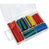 Assortiment de Gaines Thermorétractables Multicolores - 90 pcs - Polyoléfine, Isolation et Protection Électrique - D-Work