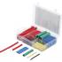 Assortiment de Gaines Thermorétractables Noir - 90 pcs - Protection et Isolation Électrique - D-Work