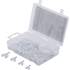 Assortiment de Serre-Câbles 71 Pièces - Nylon Résistant - Organisation et Fixation Faciles - BGS