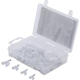 Assortiment de Serre-Câbles 71 Pièces - Nylon Résistant - Organisation et Fixation Faciles - BGS