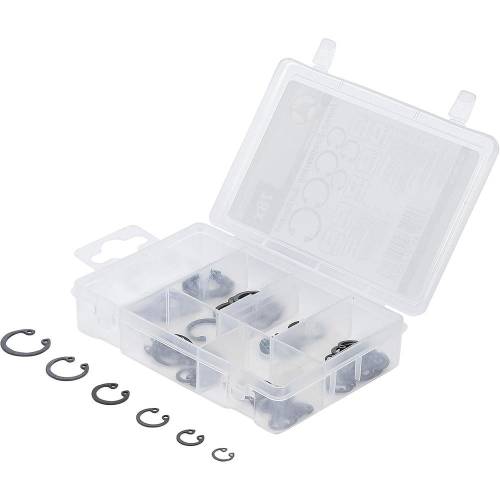 Assortiment de Circlips Intérieurs D.8-19 mm - 78 pcs - Acier Résistant - Fixation Sécurisée - D-Work