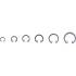Assortiment de Circlips Intérieurs D.8-19 mm - 78 pcs - Acier Résistant - Fixation Sécurisée - D-Work