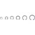 Assortiment de Circlips Intérieurs D.8-19 mm - 78 pcs - Acier Résistant - Fixation Sécurisée - D-Work