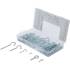 Assortiment de Crochets à Visser Ronds 142 Pièces - Acier, Pratique et Polyvalent - - BGS