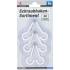 Assortiment de Crochets à Visser 6 pcs 60 mm - Blanc, Revêtement Plastique - Fixation Pratique et Durable - D-Work
