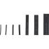 Assortiment de Gaines Thermorétractables Noir - 126 pcs - Protection et Isolation Électrique - D-Work