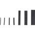 Assortiment de Gaines Thermorétractables Noir - 126 pcs - Protection et Isolation Électrique - D-Work