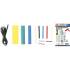 Assortiment de Gaines Thermorétractables 171 pcs - Couleurs Variées - Isolation et Protection Électrique - D-Work
