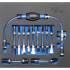 Insert Kit de Purge avec Pompe d Amorçage Basse Pression Diesel 12 pièces - Compatible Ford, PSA, Opel, Fiat, Rover, Land - BGS