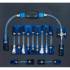 Insert Kit de Purge avec Pompe d Amorçage Basse Pression Diesel 12 pcs - Compatible Ford, PSA, Opel, Fiat, Rover, Land - D-Work