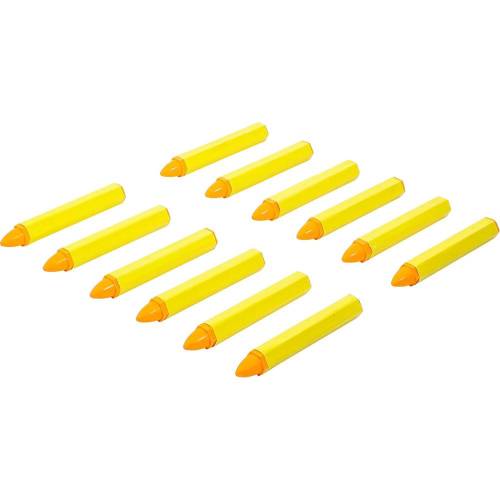Marqueurs Gras Jaunes - Lot de 12 - Encre Intense et Durable - - BGS