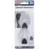 Crochets à Coller Acier Inoxydable 2 pcs 35 x 50 mm - Résistants et Pratiques pour Fixation Facile - D-Work