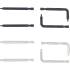 Pointe de Rechange pour Pince à Circlips - 4 Paires - Compatible Art. 8831-1 - Remplacement Pratique et Durable - BGS