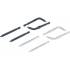 Pointe de Rechange pour Pince à Circlips - 4 Paires - Compatible Art. 8831-1 - Remplacement Pratique et Durable - BGS