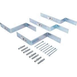 Jeu de Crochets Muraux 4 pcs - Pour Jeu de Table de Pique-Nique - Fixation Pratique et Solide - BGS