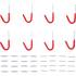 Jeu de Crochets Muraux 8 pcs - Acier, Fixation Pratique et Solide - D-Work