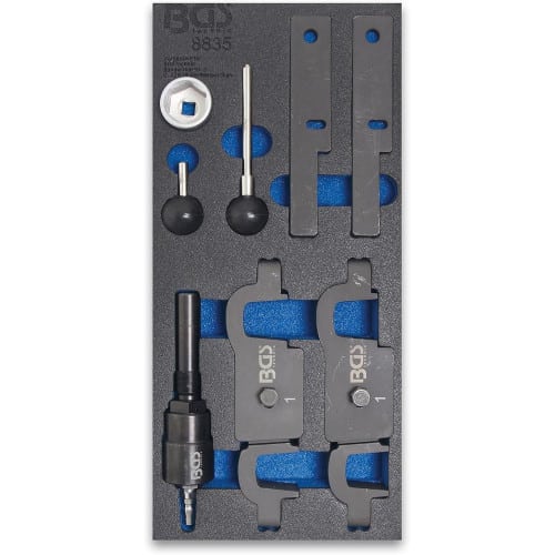 Insert de Servante d Atelier 1/3 - 8 pcs - Outils de Calage Moteur Porsche Panamera Cayenne V8 - Précision et Sécurité - D-Work