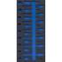 Insert de Servante d Atelier 1/3 Vide - 195 x 46 x 411 mm - Compatible Art. 8835 - Organisation Optimale - D-Work