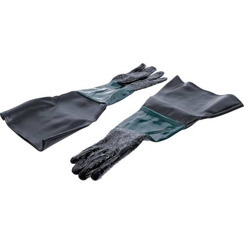 Gants de Rechange pour Cabine de Sablage à Air Comprimé - Compatible Art. 8717 - Protection et Confort - BGS